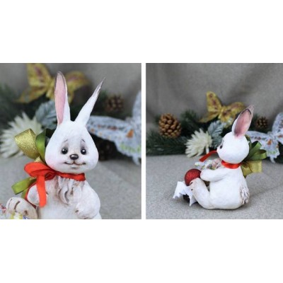 Пасхальный кролик. Татьяна Броницкая Ватная игрушка