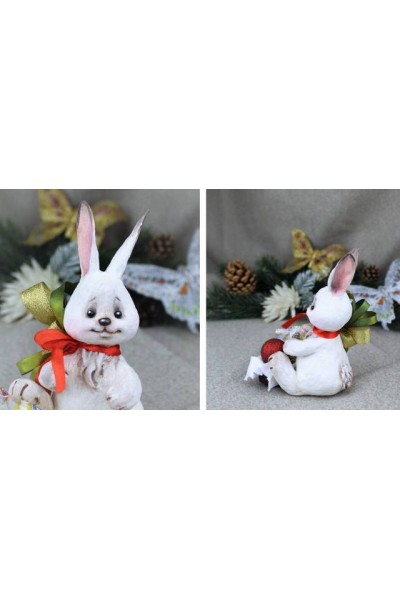 Пасхальный кролик. Татьяна Броницкая Ватная игрушка