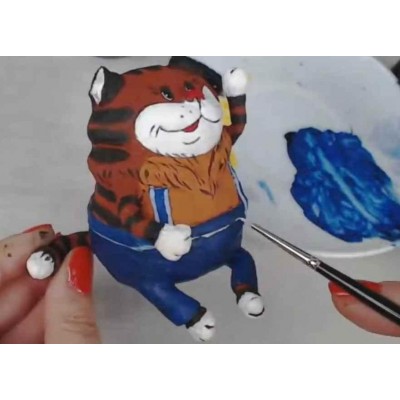 Модный кот. Татьяна Броницкая Лепка