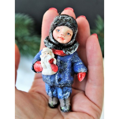 Мишка малыш из серии Новогодние хлопоты семьи Петровых. Татьяна Броницкая