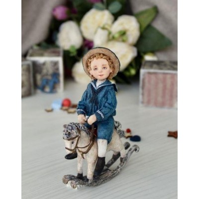 Ватная игрушка Я люблю свою лошадку. Татьяна Броницкая