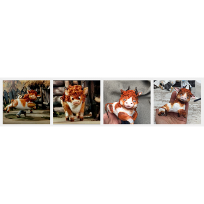 Теленок в ватной технике. Татьяна Броницкая Секреты мастеров