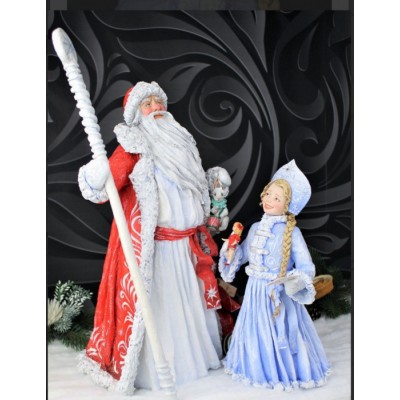 Новогодний комплект: Дед Мороз + Снегурочка. Татьяна Броницкая