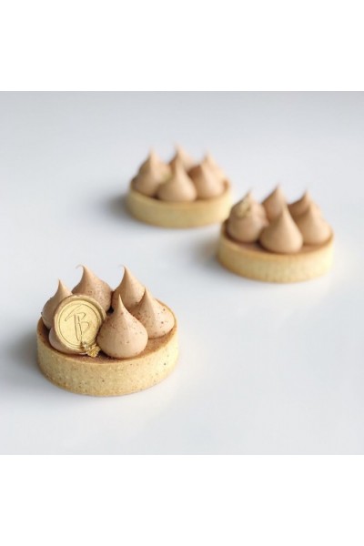 Видео урок и техкарта "Карамельно Ореховый тарт". Александра Овешкова Cake Pro