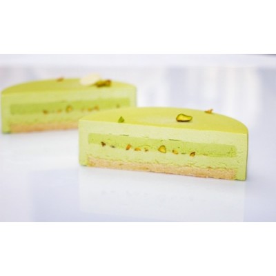 Видео урок и техкарта Муссовый Торт "Фисташка-Шоколад". Александра Овешкова Cake Pro