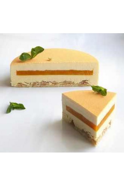 Муссовый чизкейк "Нежный персик". Александра Овешкова cake pro