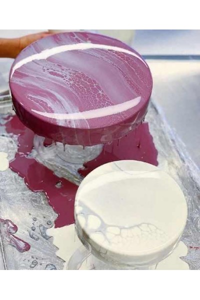 Покрытие муссового торта "Леопард". Александра Овешкова Cake Pro