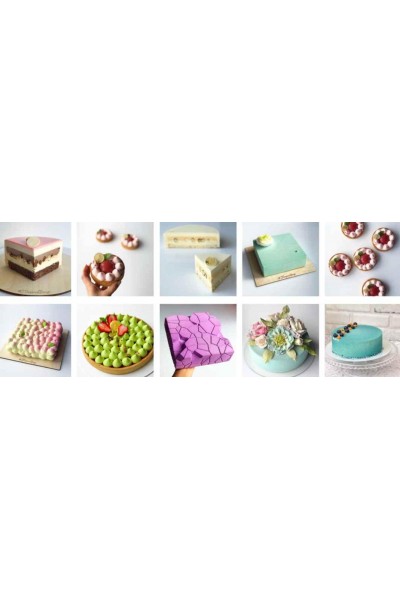 Современные муссовые торты. Пакет VIP. Александра Овешкова Cake Pro