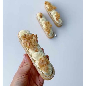 Видео урок и техкарта "Тарт Кокос-Карамель". Александра Овешкова  Cake Pro