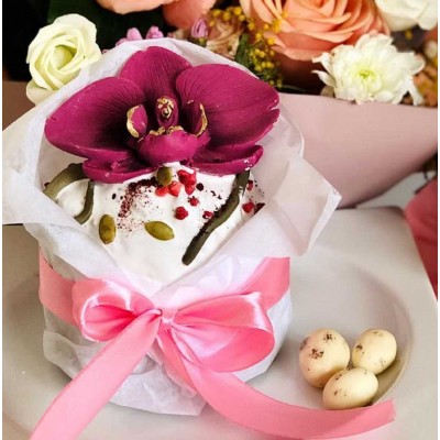 Кулич «Шоколадная орхидея». Екатерина Завирюха Где торт?