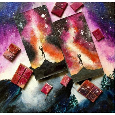 Рисунки на шоколаде. Екатерина Завирюха