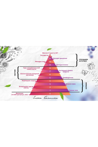 Старости нет. 12 привычек молодого человека. 0 Ступень. Елена Бахтина