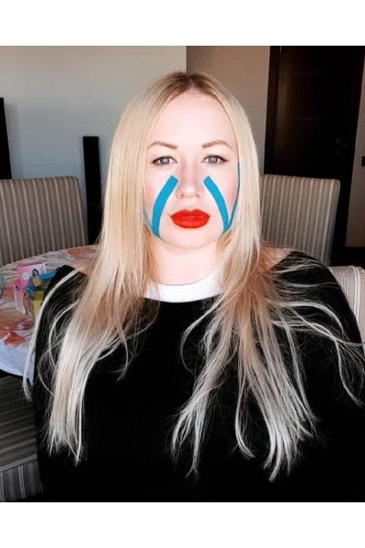 Мини курс Тейпирование для лица  Валерия Поляковски veleryiya