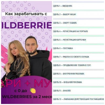 Быстрый старт с Wildberries. Тариф - Стандарт. Ари, Мур, ariadnaloves