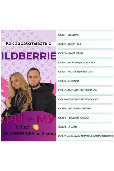 Быстрый старт с Wildberries. Тариф - Стандарт. Ари, Мур, ariadnaloves