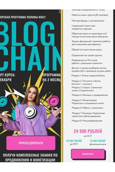 Blogchain. Блогчейн Тариф Премиум. Полина Пушкарева, nioly, Ниоли