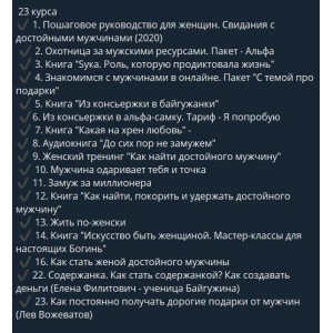 Комплект 23 курсов. Денис Байгужин 