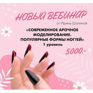 Современное арочное моделирование. Популярные формы ногтей. 1 уровень. Ирина Шалина Современное арочное моделирование. Популярные формы ногтей. 1 уровень. Ирина Шалина