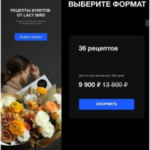 Рецепты букетов от Lacy Bird. Тариф-36 рецептов. Lacy Bird Academy Рецепты букетов от Lacy Bird. Тариф-36 рецептов. Lacy Bird Academy