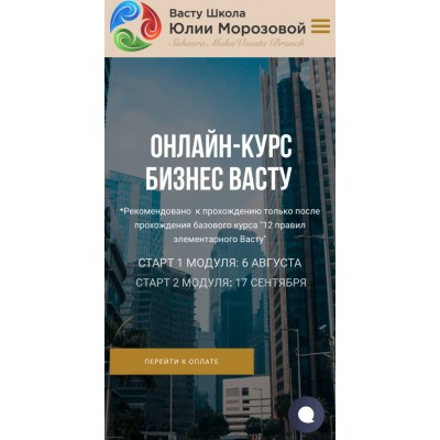 Онлайн-курс Бизнес Васту. 2 Модуля. Пакет Базовый. Юлия Морозова, Васту Школа