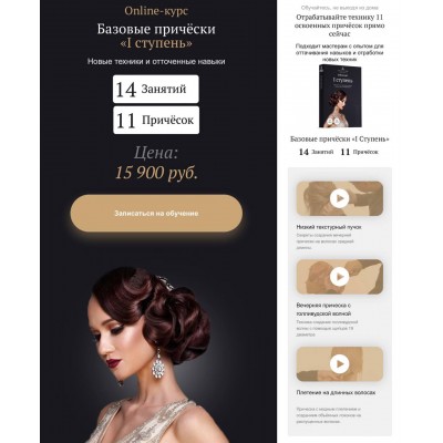 Базовые прически. I ступень. Руслан Татьянин