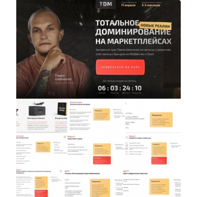 Тотальное доминирование на маркетплейсах: новые реалии. Тариф Прорыв. Павел Шевченко, TDM