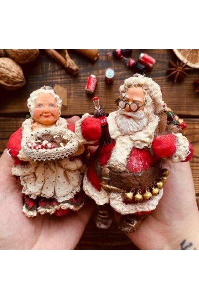 Санта Клаус. Уникальный образ из иллюстраций. Mr. and ms. Claus. maika_polosataya  