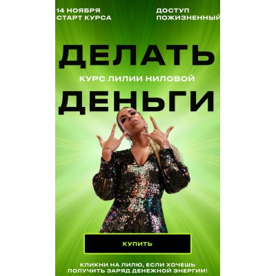Делать Деньги. Тариф Базовый. 2022. Лилия Нилова