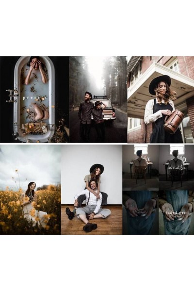 Профессиональные Киношные Пресеты Lightroom Presets. Elle May