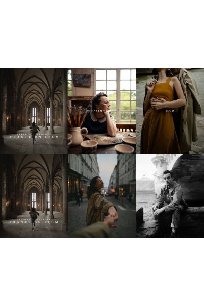 Атмосферные пленочные пресеты. France on Film Presets. Elle May