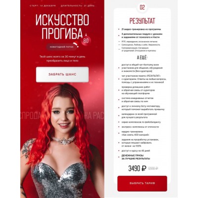 Искусство прогиба 8.0. Тариф Результат. Анастасия Аркуша, arkusha.a