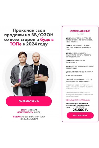 Прокачай свои продажи на ВБ/ОЗОН со всех сторон 