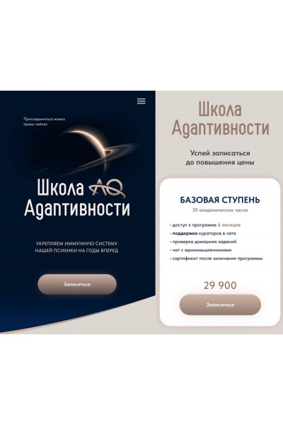 Школа адаптивности. АНО Институт Адаптивного Интеллекта