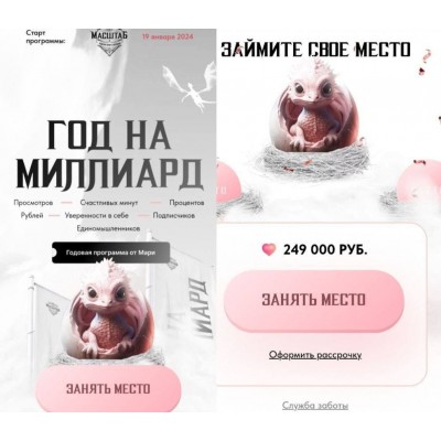 Год на миллиард. Мария Галантер