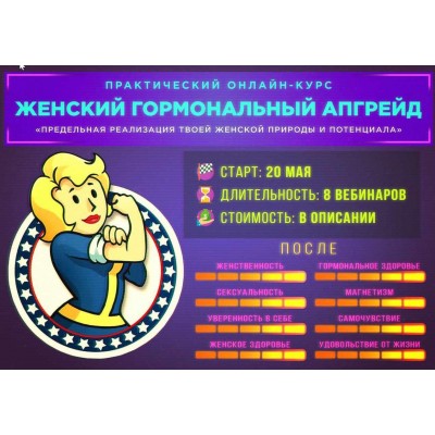 Женский гормональный апгрейд. Михаил Рысак