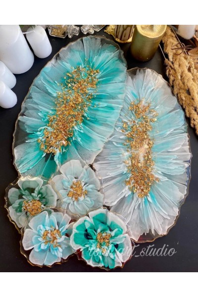 Эпоксидная смола. Цветы и другие 11 техник. roni_art_studio