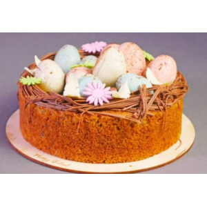Торт Корзина с пасхальными яйцами. Елена Крохмаль, Pastry School Торт Корзина с пасхальными яйцами. Елена Крохмаль, Pastry School