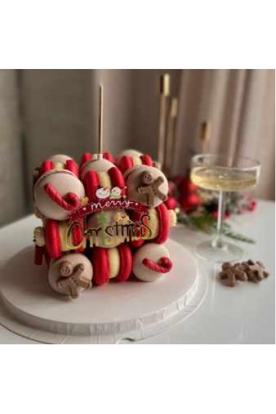 Кубо-торт из макарон. Владлена Миронова mironova_tocake