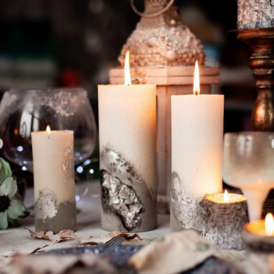 Бетонные свечи. Кристина Елизарова Senzaria