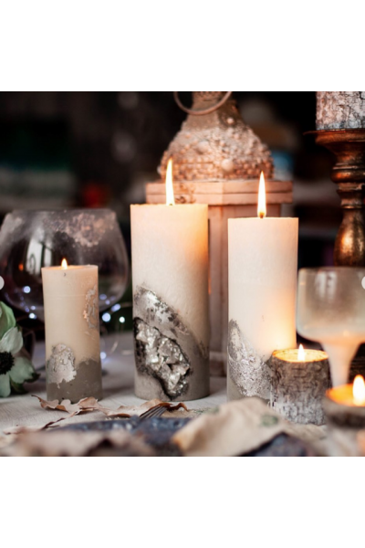 Бетонные свечи. Кристина Елизарова Senzaria