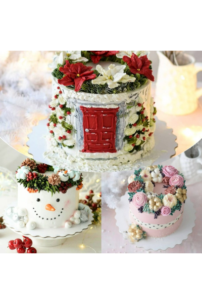 Новогодние торты. Надежда Попова