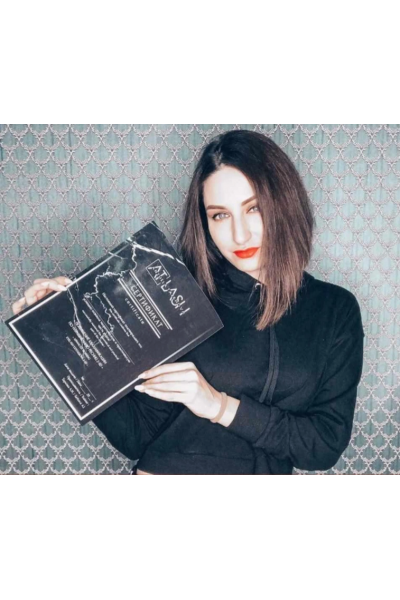 Техника + моделирование + работа с клеем и носка ресниц. Анжела Тархова